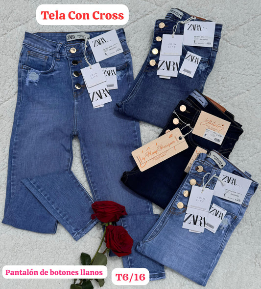Pantalón de mezclilla de mujer