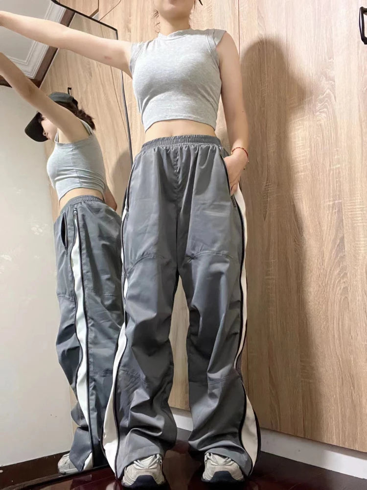 Pantalones de chándal holgados para mujer,