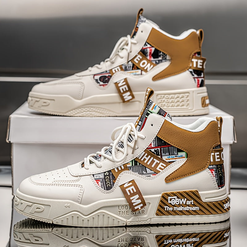 Men's High-Top Skate Sneakers -