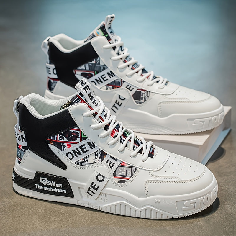 Men's High-Top Skate Sneakers -