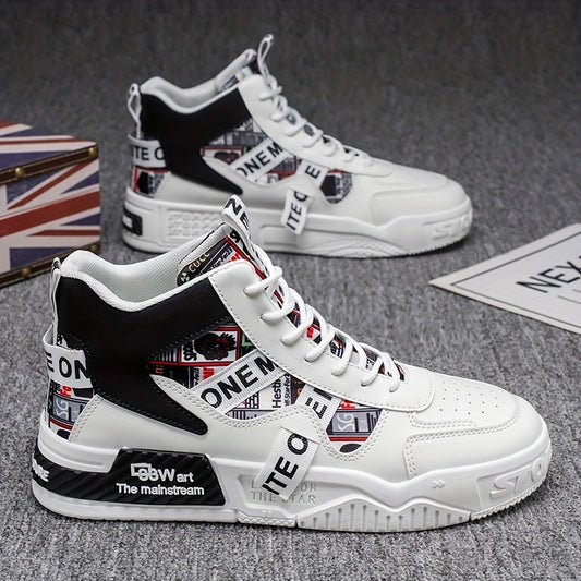 Men's High-Top Skate Sneakers -