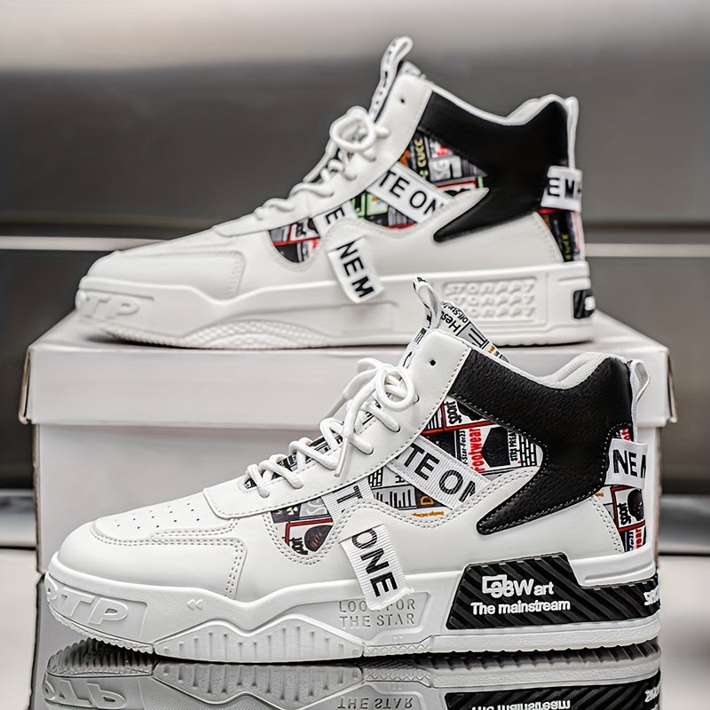 Men's High-Top Skate Sneakers -