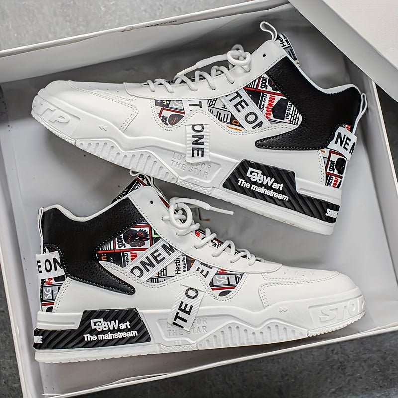 Men's High-Top Skate Sneakers -