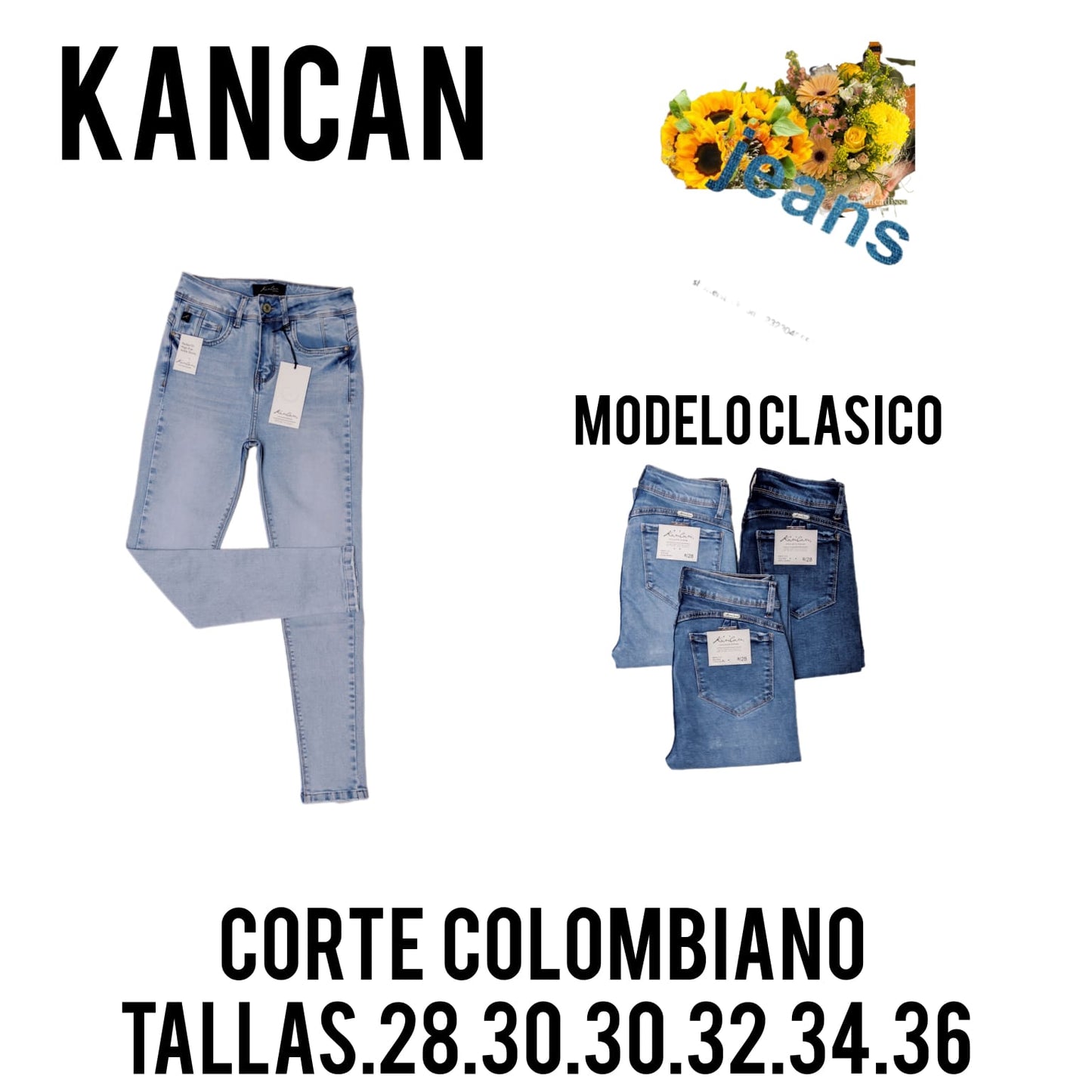 Pantalón de mezclilla de mujer