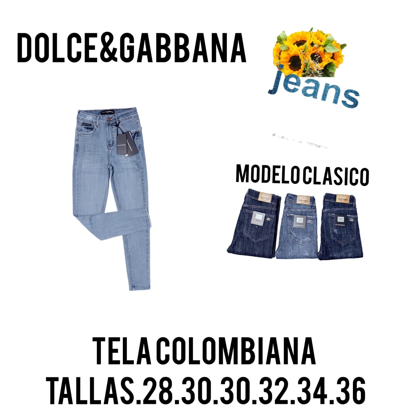 Pantalón de mezclilla de mujer
