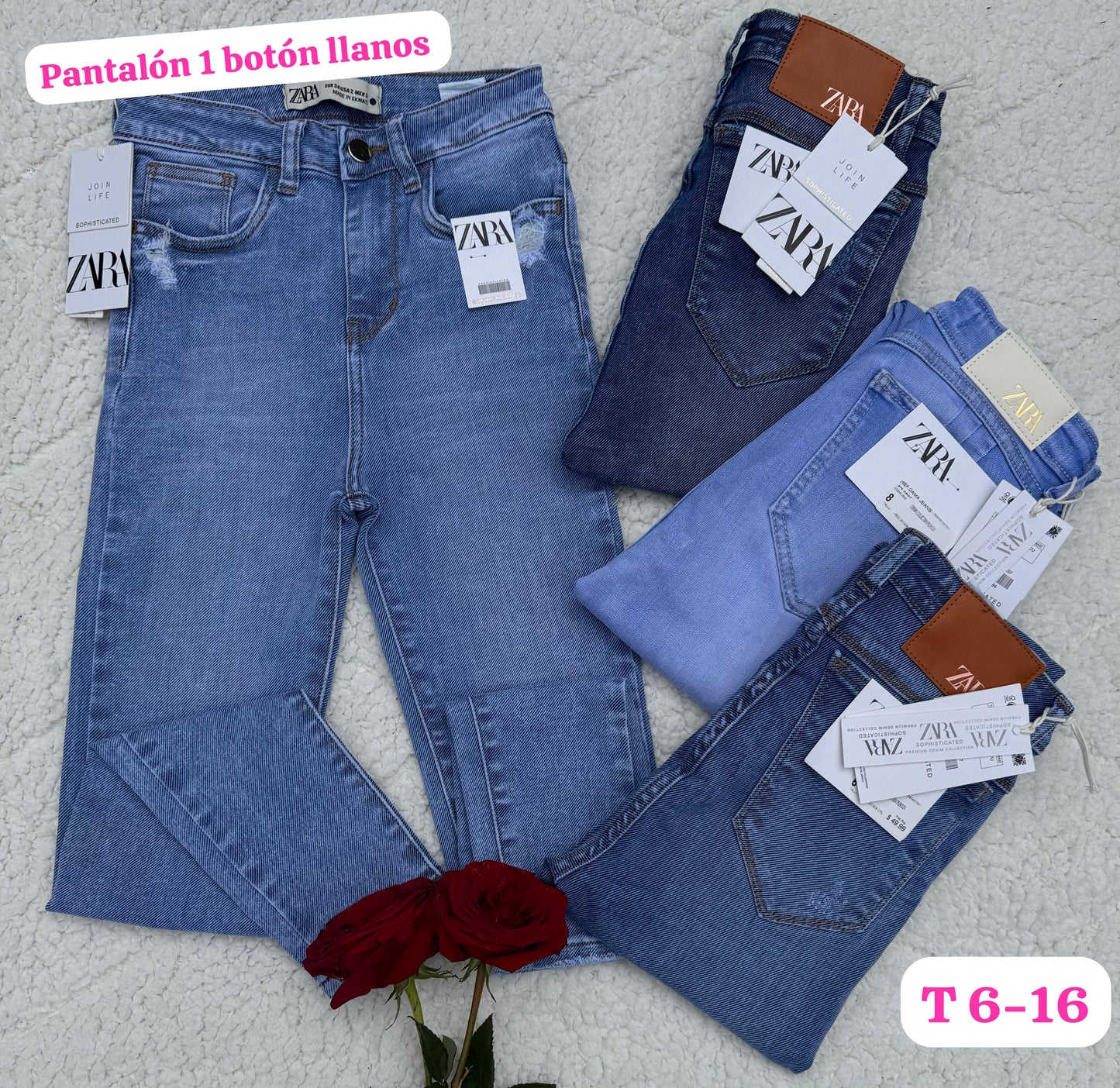Pantalón de mezclilla de mujer