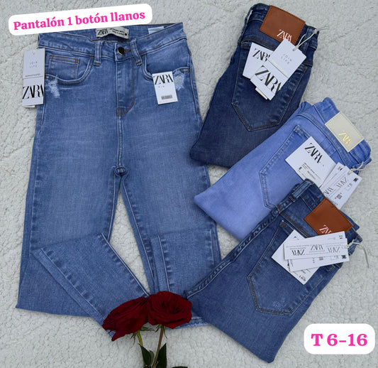 Pantalón de mezclilla de mujer