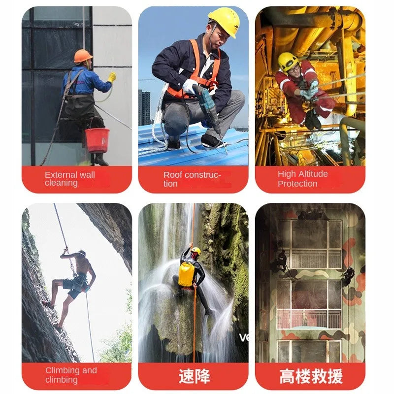 ROOFING high-altitude fall prevention rescue expansion.TECHOS Prevención de caídas a gran altura Expansión