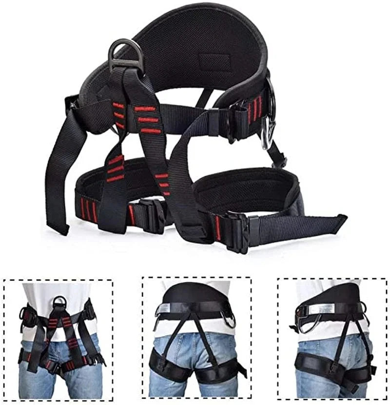 High-Altitude Fall Prevention Rescue Expansion High-Altitude Operation Waist And Leg Protection Sitting Safety Belt