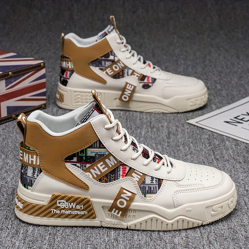 Men's High-Top Skate Sneakers -