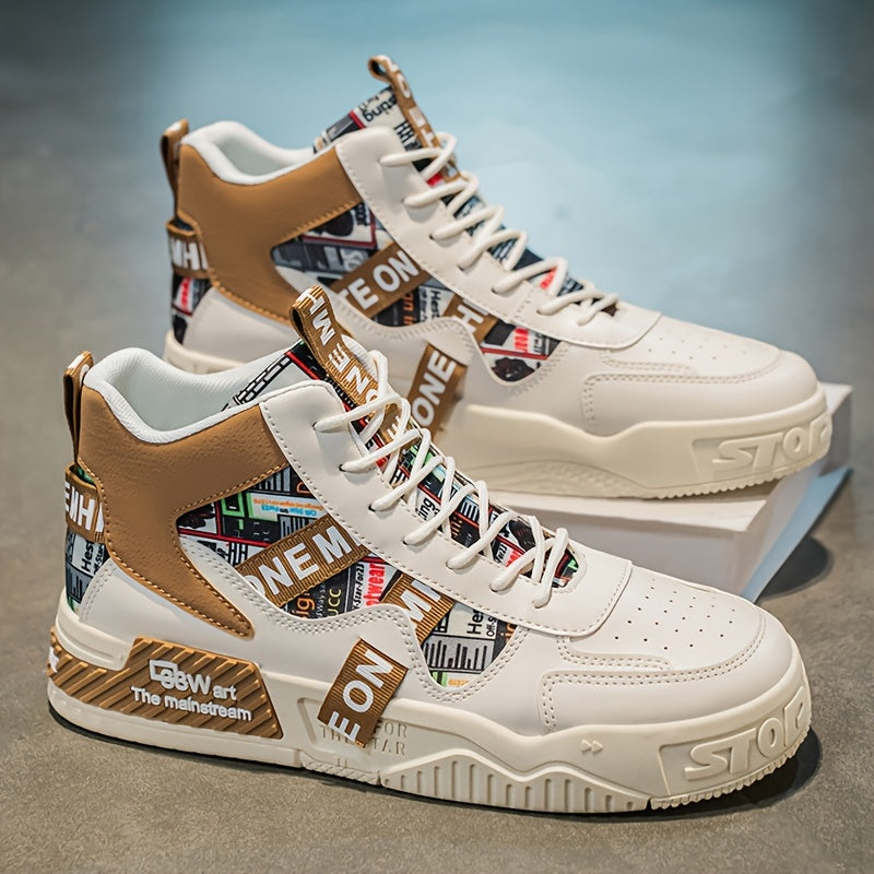 Men's High-Top Skate Sneakers -